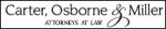 Carter, Osborne & Miller, Attorneys at Law Carter, Osborne & Miller, Attorneys at Law